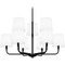 Quoizel Lighting Quoizel Lighting Gallagher Matte Black Chandelier GGR5032MBK