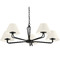 Troy Lighting Troy Lighting Ozias Black Iron Chandelier F2536-BI