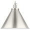 Progress Lighting Progress Lighting Hinton 1-Light Brushed Nickel Mini Pendant P500385-009