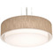 AFX Lighting Afx Lighting Sanibel Black Pendant Light with Drum Shade SAP1824MBBK-JT