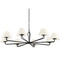 Troy Lighting Troy Lighting Ozias Black Iron Chandelier F2550-BI