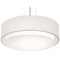 AFX Lighting Afx Lighting Sanibel Black Pendant Light with Drum Shade SAP1824MBBK-LW