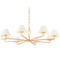 Troy Lighting Troy Lighting Ozias Vintage Gold Leaf Chandelier F2550-VGL