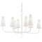 Troy Lighting Troy Lighting Marcel Gesso White Chandelier F6286-GSW