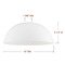 Satin White Glass Shade 13-Inch Wide 1.63-Fitter | G1785-WH ...