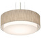 AFX Lighting Afx Lighting Sanibel Black LED Pendant Light with Drum Shade SAP1614LAJUDBK-JT