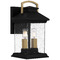 Quoizel Lighting Quoizel Lighting Henderson Earth Black Outdoor Wall Light HND8206EK