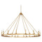 Z-Lite Z-Lite Barclay Rubbed Brass Chandelier 482R-16RB