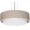 AFX Lighting Afx Lighting Sanibel Satin Nickel LED Pendant Light with Drum Shade SAP1614LAJUDSN-JT
