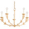 Troy Lighting Troy Lighting Florian Vintage Gold Leaf LED Chandelier F4428-VGL