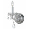 Crystorama Lighting Crystorama Lighting Traditional Crystal Polished Chrome Sconce 1031-CH-CL-S