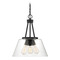 Savoy House Savoy House Lighting Matte Black Pendant Light with Empire Shade 7-1025-3-89