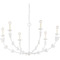 Troy Lighting Troy Lighting Florian Gesso White LED Chandelier F4440-GSW