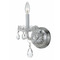 Crystorama Lighting Crystorama Lighting Traditional Crystal Polished Chrome Sconce 1031-CH-CL-SAQ