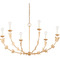 Troy Lighting Troy Lighting Florian Vintage Gold Leaf LED Chandelier F4440-VGL