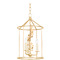 Troy Lighting Troy Lighting Adrienne Vintage Gold Leaf LED Pendant Light F1812-VGL