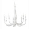 Currey and Company Lighting Currey and Company Ludwig Gesso White Chandelier 9000-1340