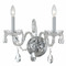 Crystorama Lighting Crystorama Lighting Traditional Crystal Polished Chrome Sconce 1032-CH-CL-S