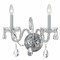 Crystorama Lighting Crystorama Lighting Traditional Crystal Polished Chrome Sconce 1032-CH-CL-SAQ