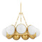 Corbett Lighting Corbett Lighting Althea Vintage Polished Brass Chandelier 340-34-VPB