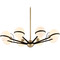 Troy Lighting Troy Lighting Ace Textured Bronze & Brushed Brass Chandelier F5304-TBZ/BBA