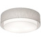 AFX Lighting Afx Lighting Sanibel Linen White LED Flushmount Light SAF1824LAJUD-LW-MS
