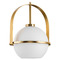 Progress Lighting Progress Lighting Delayne Brushed Bronze Mini-Pendant Light with Globe Shade P500358-109