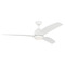 Visual Comfort Fan Collection Visual Comfort Fan Collection Avila Coastal 60 LED Matte White LED Ceiling Fan with Light 3AVLCR60RZWD