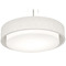 AFX Lighting Afx Lighting Sanibel Black LED Pendant Light with Drum Shade SAP2332LAJUDBK-LW