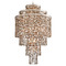 Corbett Lighting Corbett Lighting Dolcetti Champagne Leaf Chandelier 142-719-CPL