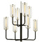 Troy Lighting Troy Lighting Aeon Textured Black & Polish Nickel Chandelier F6278-TBK/PN