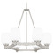 Quoizel Lighting Quoizel Lighting Penning Brushed Nickel Chandelier PNG5028BN