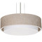 AFX Lighting Afx Lighting Sanibel Satin Nickel LED Pendant Light with Drum Shade SAP2332LAJUDSN-JT