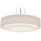 AFX Lighting Afx Lighting Sanibel Satin Nickel LED Pendant Light with Drum Shade SAP2332LAJUDSN-LW