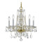 Crystorama Lighting Crystorama Lighting Traditional Crystal Polished Brass Crystal Chandelier 1061-PB-CL-MWP