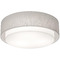 AFX Lighting Afx Lighting Sanibel Linen White LED Flushmount Light SAF1824LAJUD-LW-BB