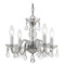 Crystorama Lighting Crystorama Lighting Traditional Crystal Polished Chrome Crystal Chandelier 1064-CH-CL-I