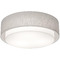 AFX Lighting Afx Lighting Sanibel Linen White LED Flushmount Light SAF1824LAJUD-LW-MSBB
