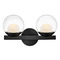 Hinkley Hinkley Sunni Black LED Bathroom Light 57442BK-LL