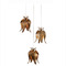 Currey and Company Lighting Currey and Company Iota Antique Brass & Silver Multi-Light Pendant 9000-1020