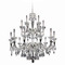 Allegri Lighting Allegri Crystal Jolivet Two Tone Silver Crystal Chandelier 021773-017-FR001