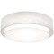 AFX Lighting Afx Lighting Sanibel Linen White Flushmount Light SAF3244MB-LW