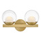 Hinkley Hinkley Sunni Lacquered Brass LED Bathroom Light 57442LCB-LL