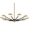 Troy Lighting Troy Lighting Ace Textured Bronze & Brushed Brass Chandelier F5306-TBZ/BBA