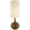 Visual Comfort Signature Collection Hunlen Cordless LED Vase Table Lamp Burnt Gold ARN3620BG-L-CL