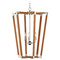 Currey and Company Lighting Currey and Company Boyd Natural / Polished Nickel Outdoor Hanging Light 9000-1376