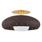 Mitzi by Hudson Valley Mitzi Chloe Gold Leaf Ceramic Bronze Sconce H1015501-VGL/TBZH