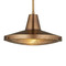 Currey and Company Lighting Currey and Company Mariner Antique Brass / Clear LED Outdoor Hanging Light 9500-0026