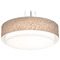 AFX Lighting Afx Lighting Sanibel Satin Nickel Pendant Light with Drum Shade SAP3244MBSN-JT
