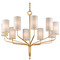 Troy Lighting Troy Lighting Juniper Gold Leaf Chandelier F6169-GL